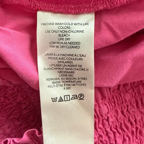 Anthropologie Ruched Poplin Parachute Pants Pink Size Large - Picture 11 of 12